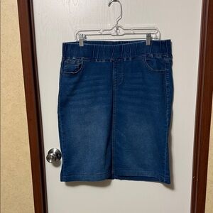 Be Girl Denim Blue Skirt Size XL